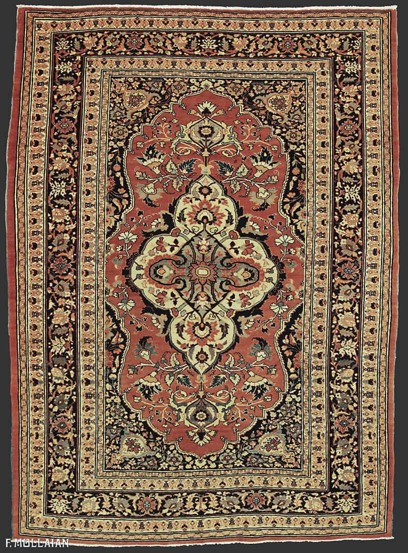 Teppich Persischer Antiker Tabriz Hadji djalili n°:70367067